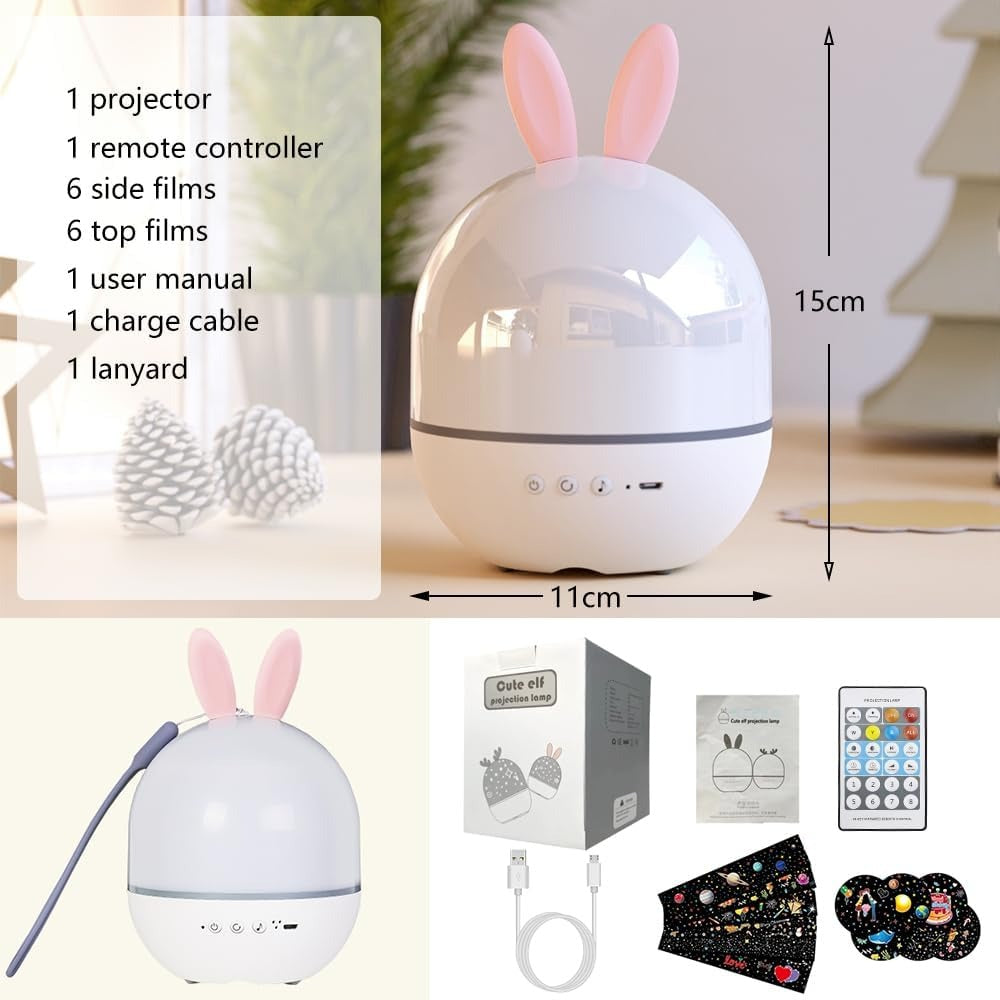 Rabbit Starry Projector Light