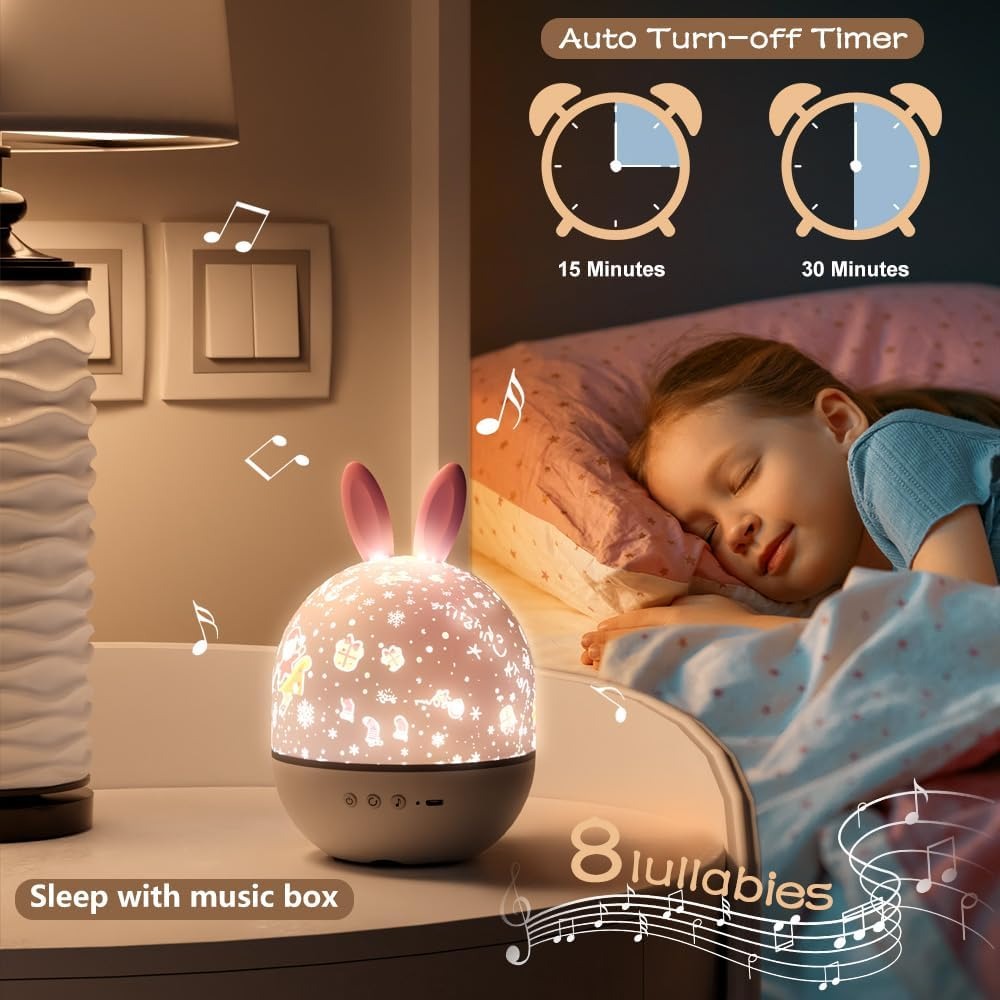 Rabbit Starry Projector Light